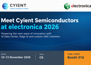 Cyient Semiconductors showcases AI Data Center Power, Edge AI and custom ASIC solutions at electronica 2026