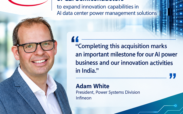 Infineon completes acquisition of C2i Semiconductors to expand innovation capabilities in AI data center power management solutions