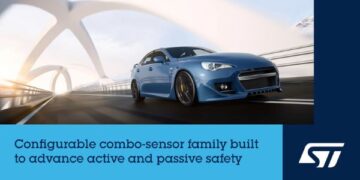 STMicroelectronics introduces first automotive safety combination sensors for mass-market applications