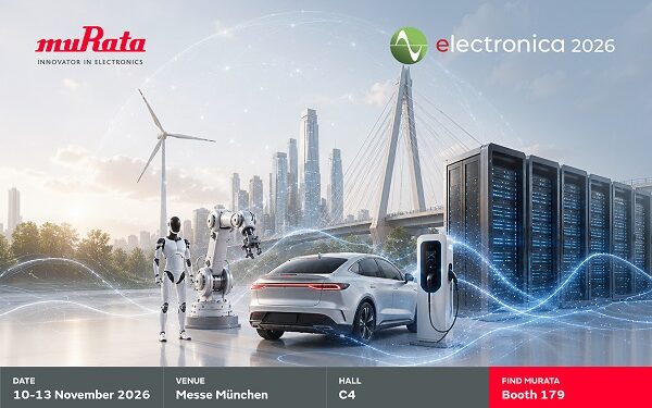 Murata Brings Intelligence to Life at electronica 2026 with New Technology and Immersive Demonstrations