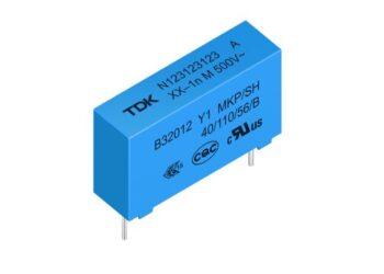 TDK introduces compact Y1 safety capacitors for operations up to 500 V (AC) and +125 °C