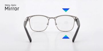 TDK demonstrates the world’s first direct retinal projection display for smart glasses using a meta-optic mirror