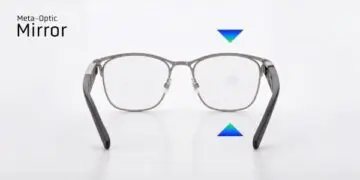 TDK demonstrates the world’s first direct retinal projection display for smart glasses using a meta-optic mirror